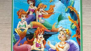 ĐỒ CHƠI XẾP HÌNH TIÊN CÁ CÔNG CHÚA ARIEL - Puzzle Ariel mermaid toys for kids (Chim Xinh)