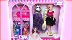 Búp bê Xinnyi mắt đá với 5 bộ váy đầm - Đồ chơi trẻ em - Xinyi Doll toys for kids (Chim Xinh)