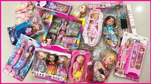 KHUI THÙNG ĐỒ CHƠI búp bê công chúa Elsa, chibi, barbie... siêu đẹp - Toys for kids (Chim Xinh)