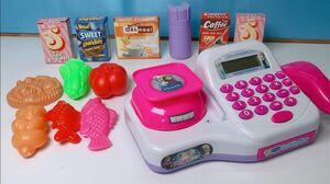 Đồ chơi máy tính tiền siêu thị cho bé hình Elsa Anna - Cash register toys for kids (Chim Xinh)