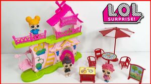 Đồ chơi nhà búp bê 2 tầng LOL surprise, có bàn ghế và 3 búp bê - LOL surprise dollhouse (Chim Xinh)