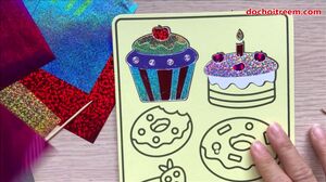 ĐỒ CHƠI TÔ MÀU BẰNG GIẤY NHŨ LẤP LÁNH - ĐỒ CHƠI THẾ HỆ MỚI - Coloring pages toys kids (Chim Xinh)