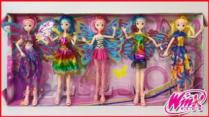 Đồ chơi trẻ em, búp bê WinX 5 nàng tiên có cánh xinh đẹp - WinX dolls toys for kids (Chim Xinh)