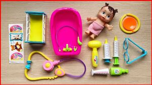 Đồ chơi bác sĩ khám bệnh em bé 20 món: tai nghe, dụng cụ khám bệnh - Đồ chơi Chim Xinh - Doctor toys