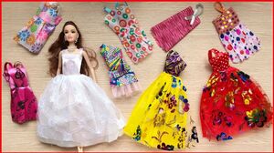 Bộ sưu tập váy đầm búp bê, đầm cô dâu, đầm dạ hội, đầm đi tiệc - Dress dolls Đồ chơi Chim Xinh