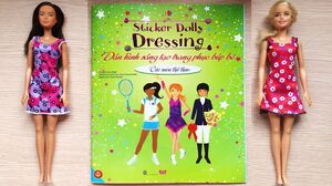 Dán hình trang điểm váy đầm búp bê - Tập 8 Các môn thể thao - Sticker dolly dressing (Chim Xinh)
