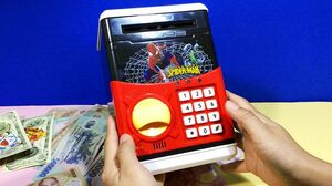Đồ chơi két sắt mini rút tiền thông minh cho bé, ATM Machine Toys For Kids (Chim Xinh két sắt)