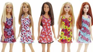 Đồ chơi trẻ em BÚP BÊ BARBIE DUYÊN DÁNG CƠ BẢN - Chị Chim Xinh mở hộp Barbie dolls T7439