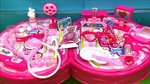 Đồ chơi bác sỹ khám bệnh em bé 20 món - Vali đồ chơi bác sỹ hồng - Doctor set toys (Chim Xinh)