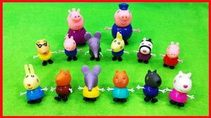 Đồ chơi trẻ em gia đình heo Peppa Pig 13 thành viên - Đồ chơi heo Peppa Pig chị Chim Xinh mở hộp