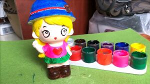 Đồ chơi trẻ em chị Chim Xinh TÔ TƯỢNG CÔ GÁI BÚP BÊ - Coloring The Girl so cute