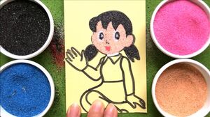 Đồ chơi trẻ em TÔ MÀU TRANH CÁT SHIZUKA DỄ THƯƠNG, Learn Colors Sand Painting Toys (chị Chim Xinh)