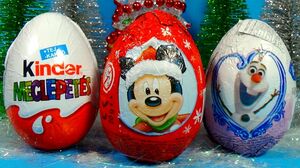 SURPRISE EGGS Disney MICKEY MOUSE Zaini, Surprise eggs decorate christmas tree, toys (Chim Xinh)