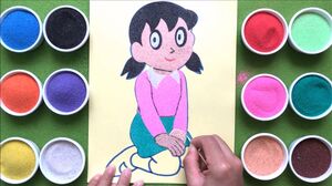 Đồ chơi trẻ em TÔ MÀU TRANH CÁT XUKA - Learn Colors Xuka Sand Painting Toys (chị Chim Xinh)