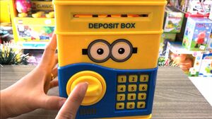 Minigame Đồ chơi KÉT SẮT MINI RÚT TIỀN THÔNG MINH CHO BÉ | ATM Machine for Kids (Chim Xinh)