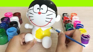 Đồ chơi trẻ em TÔ TƯỢNG NÔBITA VÀ ĐÔRÊMON NHẬP CHUNG NGƯỜI | BÉ TÔ TƯỢNG | Toys for Kids (Chim Xinh)