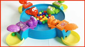 Đồ chơi trẻ em ẾCH ĂN VIÊN BI -  Trò chơi bắt ếch bằng bi vui nhộn cùng chị Chim Xinh Toys for Kids