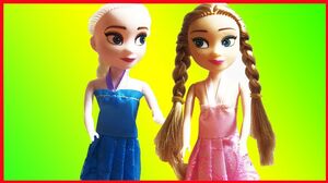 Đồ chơi trẻ em BÚP BÊ ELSA và ANNA mini thay đổi quần áo cho nhau - Baby Dolls (Chim Xinh)