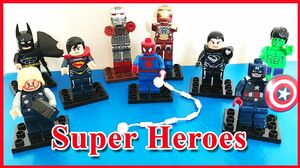 Đồ chơi lắp ráp LEGO siêu anh hùng Thor, Super Man, Spider Man, Captain America.. (Chim Xinh)