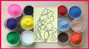 Đồ chơi trẻ em tô màu tranh cát hình chuột MICKEY dễ thương - Colored Sand Painting (Chim Xinh)