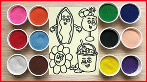 Đồ chơi trẻ em TÔ TRANH CÁT 4 nhân vật dễ thương - Colored Sand Painting (Chim Xinh)