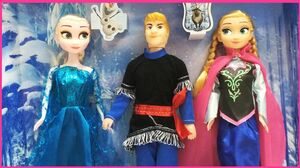 Búp bê Elsa, Anna và hoàng tử Jack phim hoạt hình nữ hoàng băng giá Frozen (Chim Xinh)