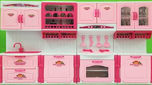 Nhà bếp kitchen shopkins màu hồng 4 gian bếp xinh xắn (Chim Xinh)
