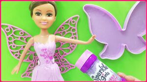 Búp bê Sparkle girl công chúa thổi bong bóng mùa hè bằng cánh bướm (Chim Xinh)