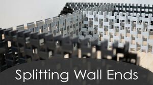 Splitting Wall Ends - #Shorts