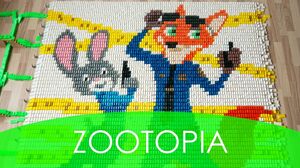Zootopia in 45,000 Dominoes (DominoERDMANN and DominoJOJO)
