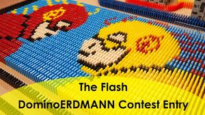 The Flash - DominoERDMANN Contest Entry with 7,000 Dominoes