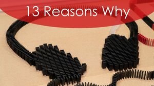 13 Reasons Why in 85,000 Dominoes