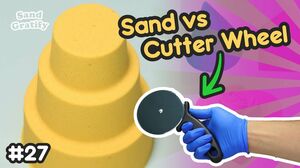 Mini Round Tower Kinetic Sand Satisfying ASMR | 27