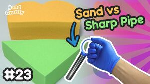Heart Piece Kinetic Sand Satisfying ASMR | 23