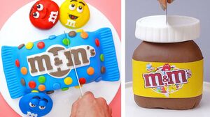 Fancy Chocolate M&M Cake Decorating Ideas | So Yummy Chocolate Cake Decorating Recipes