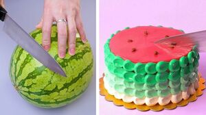 Top Delicious Watermelon Cake Recipes | So Yummy Cake Ideas For Every Occasion #2