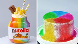 So Yummy NUTELLA Cake Decorating Ideas | Fancy Rainbow Chocolate Cake Tutorials | Top Yummy Cake