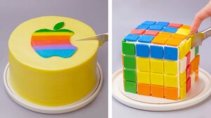 APPLE CAKE | Most Satisfying Cake Design Ideas | Perfect & Beautiful Cake Decorating Tutorials