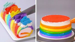 Amazing Creative Cake Decorating Ideas | Delicious Cake Hacks Recipes | So Tasty Rainbow Cake