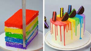 Easy & Quick Cake Decorating Tutorials for Everyone | Yummy Rainbow Cake Decorating Recipes