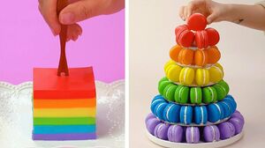 Easy Colorful Cake Decorating Ideas | So Yummy Perfect Macarons Cake Recipes | Tasty Cake Tutorials