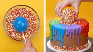 Tasty Rainbow Cake Decorating Ideas | Awesome DIY Homemade Chocolate Cake Recipes | So Yummy Cake