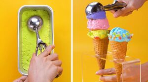Awesome Creative Ice Cream Cone Recipes For Your Family | So Yummy Dessert Recipes | Tasty Plus