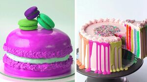 Top 10 Beautiful Cake Recipe | Best Colorful Cake Decorating Ideas | So Yummy Chocolate Cake Hacks