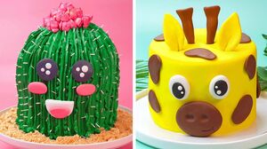 10 Amazing Animal Themed Cake Recipes | Homemade Buttercream Cake Decorating Ideas For Party