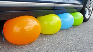Crushing Crunchy & Soft Things by Car! Experiment Car vs Cola, Fanta, Balloon