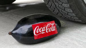 Experiment Car vs Coca Cola in Condom Crushing Crunchy & Soft Things by Car! Best Test