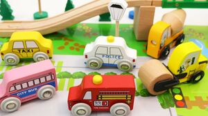 Car Parking Toy Set - Build Track and Play with Toy Vehicles