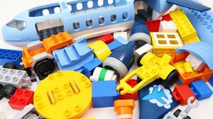Airplane Building Blocks Toys, Pretend Play Airport