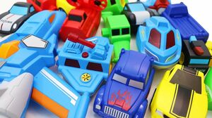 Assemble Vehicles and Robot with Magnetic Construction Toys